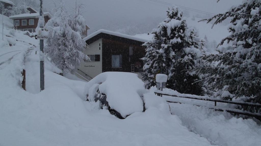 Appartamento Casa Collina Disentis Esterno foto